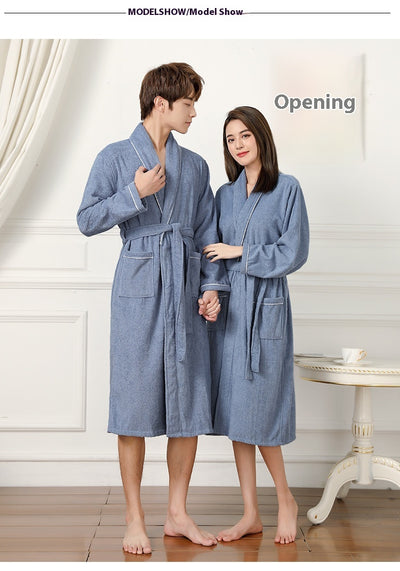 Bata de Toalla Absorbente Unisex - Pijama Cómodo para Hombre y Mujer - Image 40