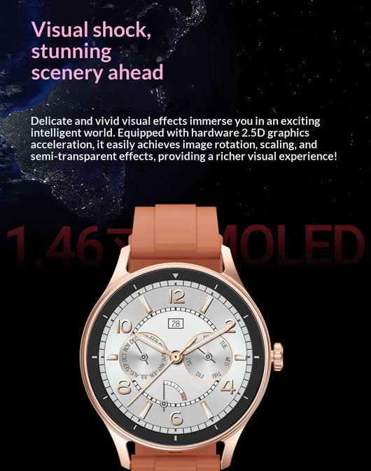Reloj Deportivo Bluetooth con Doble Correa de Acero Inoxidable Pulido - Image 14