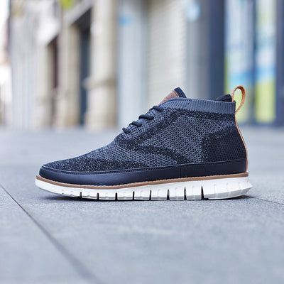 Zapatillas Deportivas Altas Tejidas para Hombre - Comodidad y Estilo Versátil - Image 6