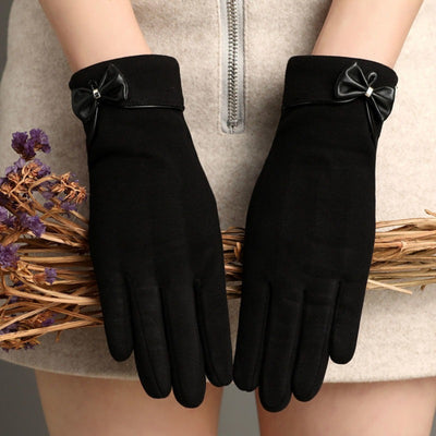 Guantes Cálidos con Pantalla Táctil y Moño - Image 7