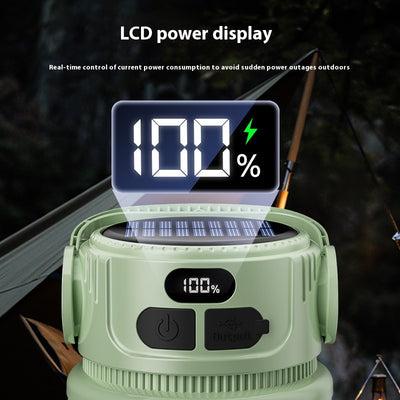 Linterna de Camping Solar Recargable con Múltiples Modos de Iluminación - Image 4