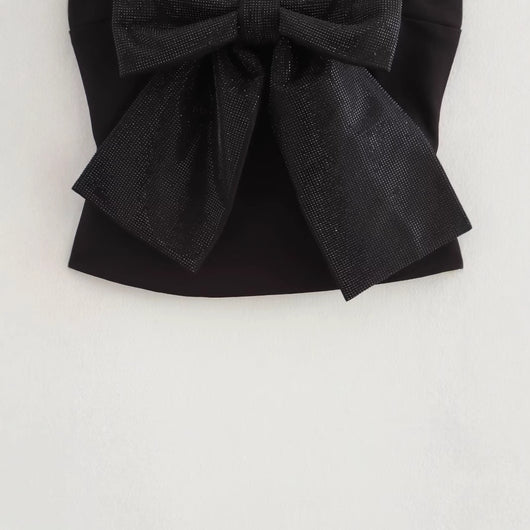 Top Elegante con Moño de Strass - Diseño Versátil y Sofisticado - Image 4