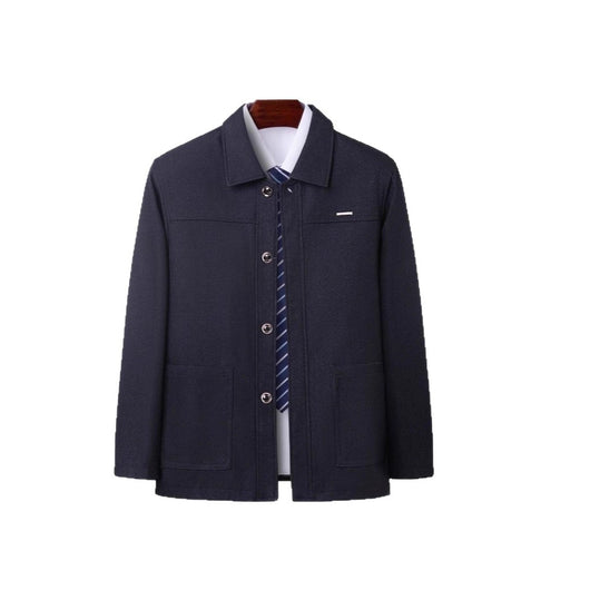 Chaqueta Casual Suelta con Solapa para Hombre - Estilo Moderno - Image 5