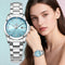 Reloj Elegante para Mujer Acero Inoxidable Resistente al Agua