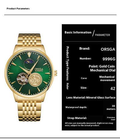 Reloj Automático Mecánico de Lujo para Hombre Ejecutivo - Image 19