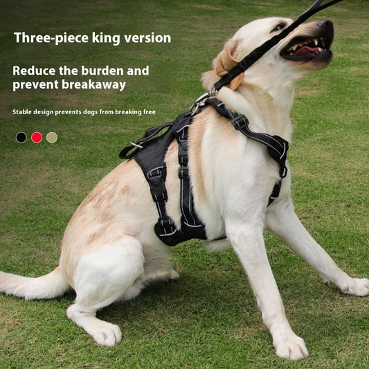 Arnés de Pecho Antiescape para Perros Grandes con Cuerda de Tela Oxford - Image 2