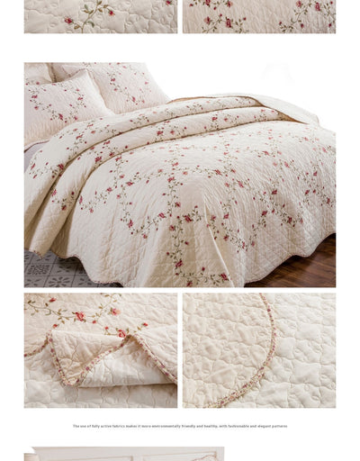 Colcha de Verano en Algodón Blanco con Bordados Elegantes - Image 15