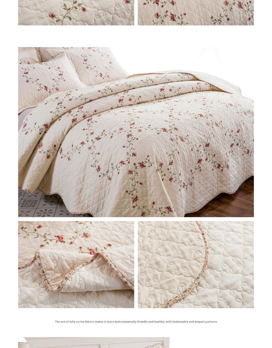 Colcha de Verano en Algodón Blanco con Bordados Elegantes - Image 15