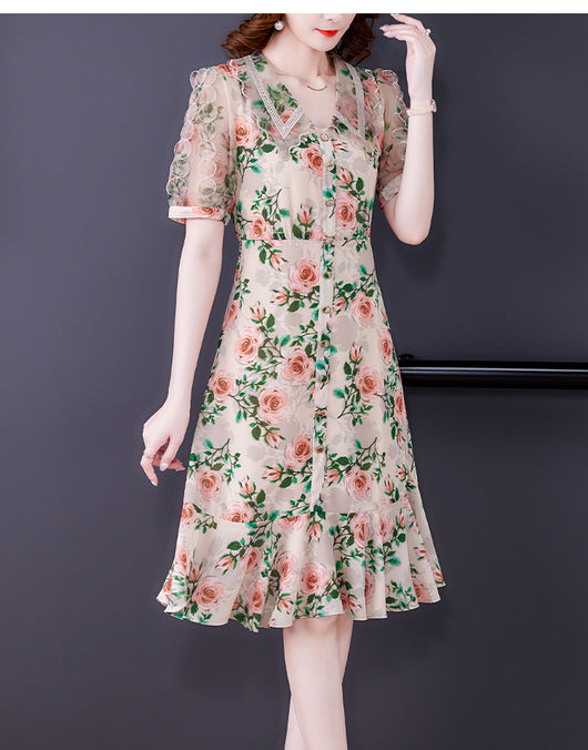 Falda Elegante Efecto Adelgazante con Estilo Occidental - Image 16