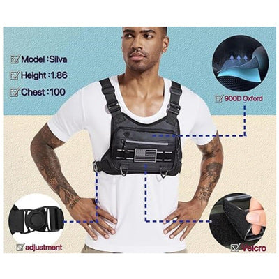 Bolsa Táctica de Pecho para Deportes y Aventura - Image 8