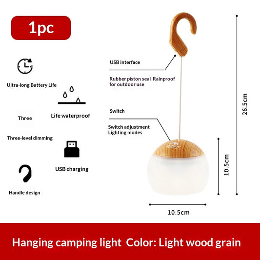 Lámpara LED Recargable para Camping - Iluminación Regulable de Larga Duración - Image 2