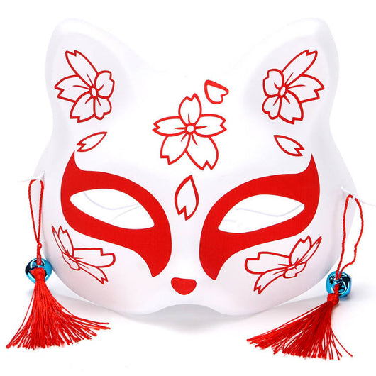 Máscaras de Gato y Zorro Estilo Japonés para Disfraz y Presentaciones Infantiles - Image 35