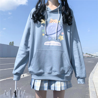 Sudadera Holgada Trendy para Niñas - Top Ligero Escuela Secundaria - Image 7