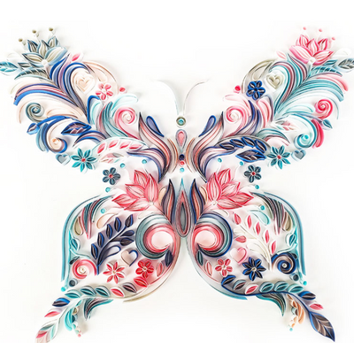 Pack de Material para Quilling Mariposa de 20 Pulgadas con Ranuras - Image 5