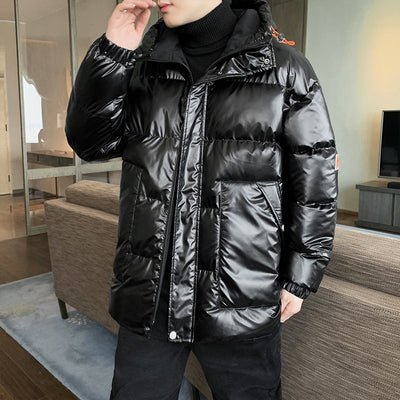 Chaqueta Acolchada Oversized de Algodón Premium para Hombre - Image 12