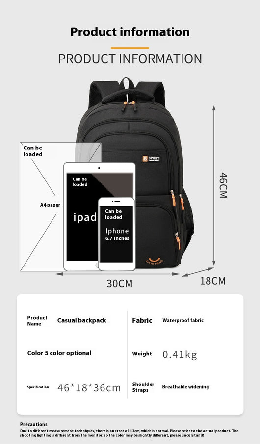 Mochila Escolar y Empresarial de Gran Capacidad para Hombre - Image 16