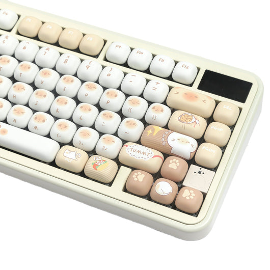 Juego Completo de Keycaps Gato Steamed Bread 7u Complementario - Image 5