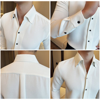Camisa Térmica Textura Waffle Cuello V Manga Larga - Image 33