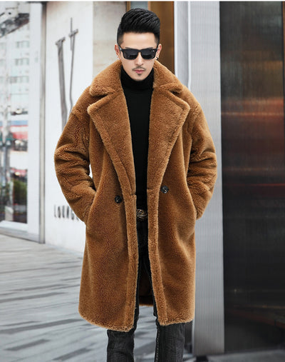 Abrigo Largo de Cachemira para Hombre - Elegancia y Calidez Invernal - Image 11