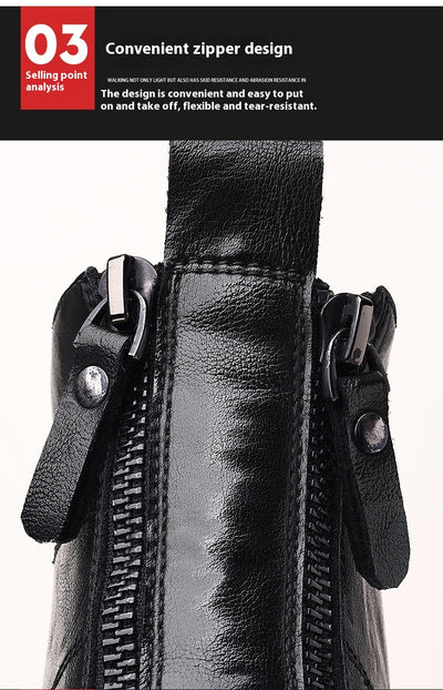 Botas de Trabajo Estilo Británico en Cuero - Calzado Profesional Versátil - Image 34