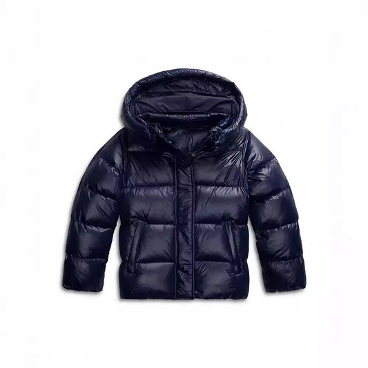 Chaqueta Puffer de Algodón con Capucha para Mujer