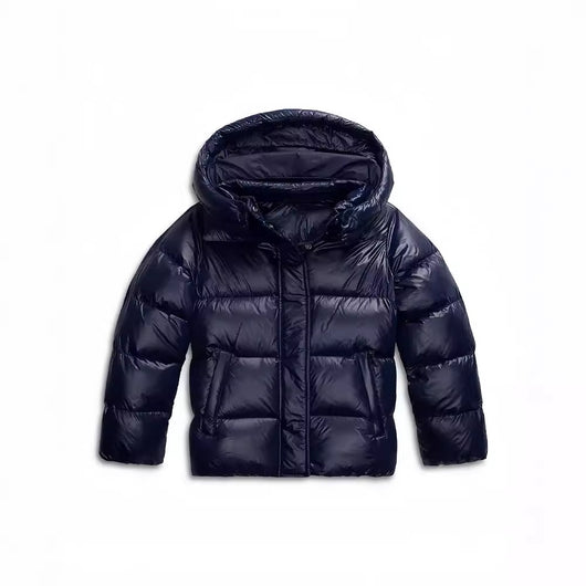 Chaqueta Puffer de Algodón con Capucha para Mujer