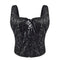 Bustier Reductor Retro con Cierre y Soporte de Sujetador Integrado