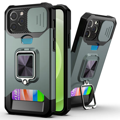 Funda Protectora con Soporte Magnético y Anillo para Tarjeta - Image 7