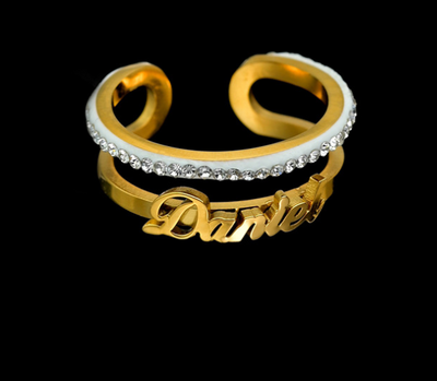 Anillo Personalizado de Acero Inoxidable Grabado - Image 14