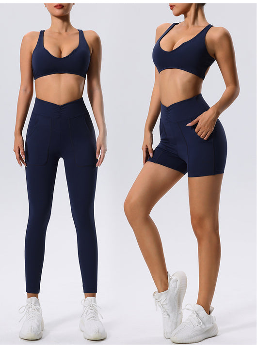 Shorts Deportivos Ajustados de Secado Rápido para Yoga y Running - Image 17