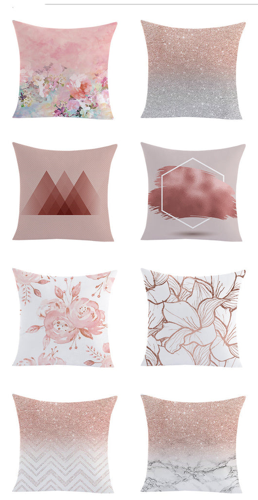 Funda de Almohada Piel de Durazno Dorada - Decoración Nórdica para Sofá - Image 5