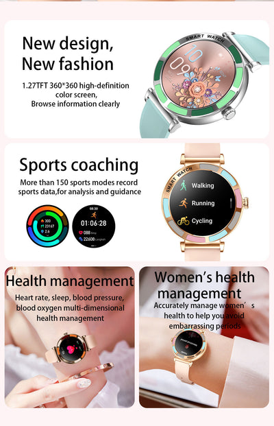 Reloj Inteligente H20 para Mujer con Llamadas Bluetooth HD - Image 14