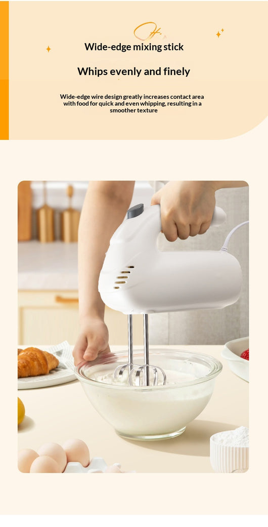 Batidora Eléctrica de Mano con Doble Batidor para Crema - Image 13