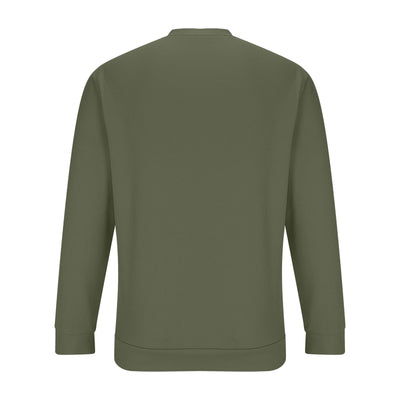 Camiseta Henley Suelta de Algodón Texturizado Manga Larga - Image 38