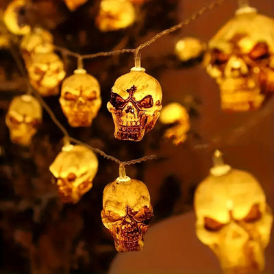 Luces LED Decorativas Temáticas Halloween, Fantasmas, Calaveras y Calabazas