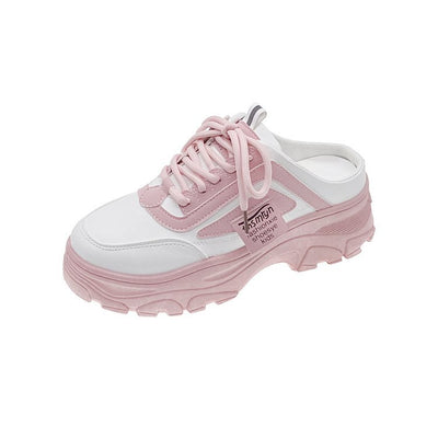 Zapatos de Tacón Bajo Arrastrable sin Talón para Mujer - Diseño Coordinado - Image 7