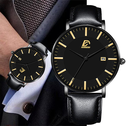 Reloj Casual de Cuarzo para Hombre con Correa de Cuero - Image 13