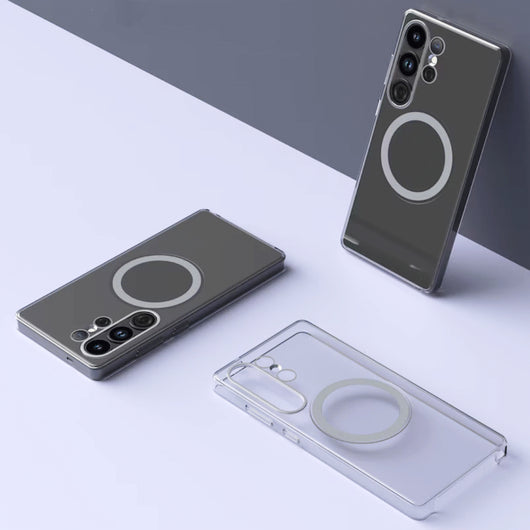 Funda Protectora Transparente de Tres Bordes para S25ULTRA