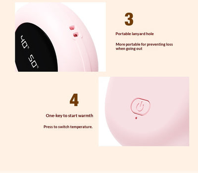 Calentador de Manos Recargable Portátil con Diseño Dividido - Image 17