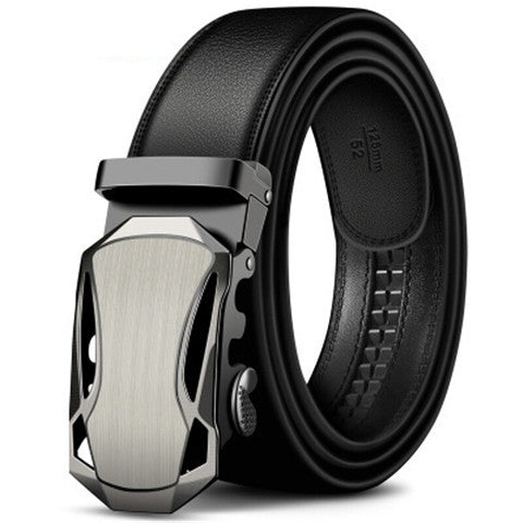 Cinturón Automático Negro Clásico para Hombre - Hebilla de Ajuste Rápido
