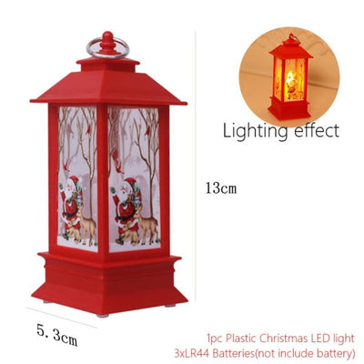 Linterna LED Navideña con Vela Electrónica - Lámpara de Mesa para Adultos Mayores - Image 6