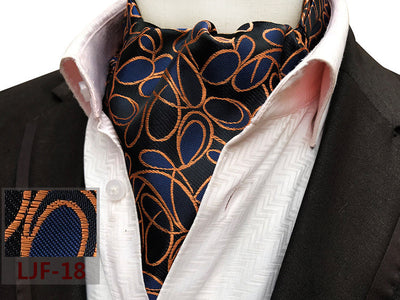 Bufanda Jacquard de Poliéster Estilo Británico para Hombre - Image 32