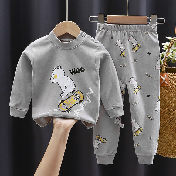 Conjunto de Ropa Interior Infantil Algodón Primavera Otoño