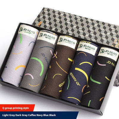 Bóxers de Algodón Estampado Transpirables para Hombre - Image 7