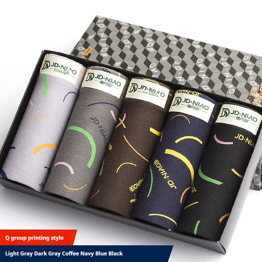 Bóxers de Algodón Estampado Transpirables para Hombre - Image 7