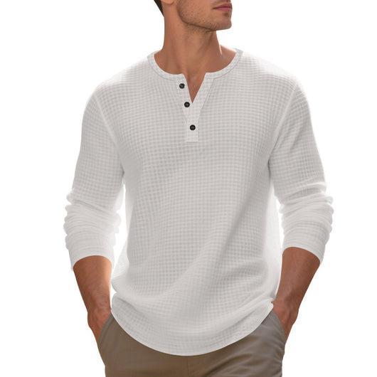 Camiseta Manga Larga Henry Estilo Retro - Image 29