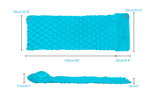 Colchoneta Inflable de Panal para Camping y Tienda de Campaña - Image 19