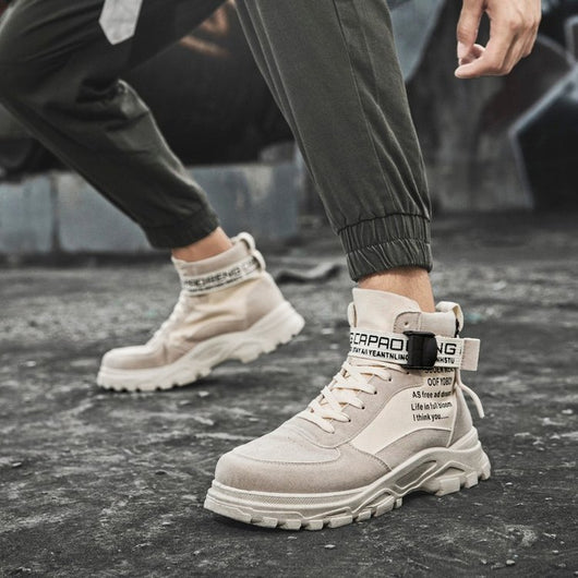 Botas Martin de caña alta con cordones - Sneakers versátiles - Image 8