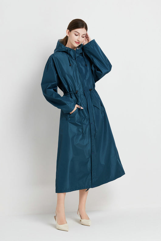 Gabardina Impermeable de Largo Medio para Mujer - Image 28