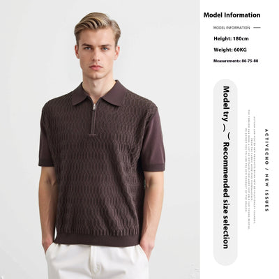 Polo Slim Fit con Textura Twist - Diseño Minimalista y Versátil - Image 6